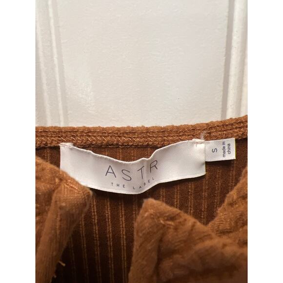 ASTR the Label Women’s Angela Underwire Bodysuit Stretch Soft Size S Rust Brown - Picture 6 of 7